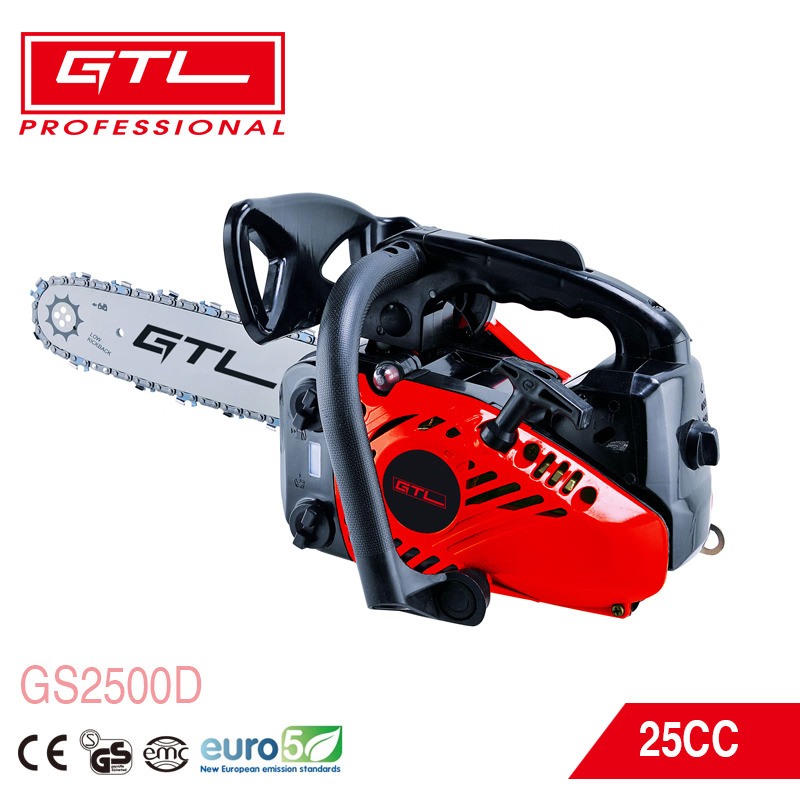 Mini-Portable-Gasoline-Chainsaw-Wood-Cutting-machine-Handhold-25cc-Petrol-Chain-Saw-GS2500D- Mini-Portable Gasoline Chainsaw - Image 1