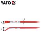 Yato Striking Tools Hexagonal Wrecking Bar Tools 400 X 16 Mm