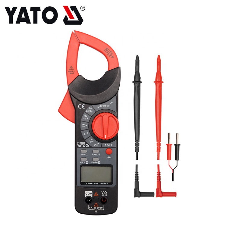 True-Rms Ac-Dc Clamp Meter Handheld Digital Clamp Meter YT-73091 Yato True-Rms Ac/Dc Clamp Meter Handheld Digital Clamp Meter YT-73091 - Image 1