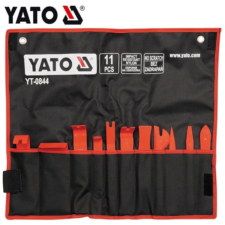 YATO 11Pcs Plastic Car Door Clip Panel Trim Removal Tools Set YATO 11Pcs Plastic Car Door Clip Panel Trim Removal Tools Set - Image 1