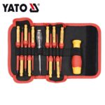 YATO 12PC INSULATED CHANGEABLE SCREWDRIVER SETS YT-28290