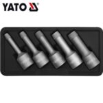 YATO 5Pcs Damaged Broken Bolt Extractor Set For Damaged Screw and Broken Bolt Remove YT-0624