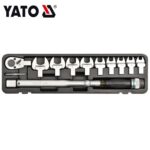 YATO HIGH QUALITY AUTO REPAIR TORQUE WRENCH WITH ACCESSORIES 12 PCS