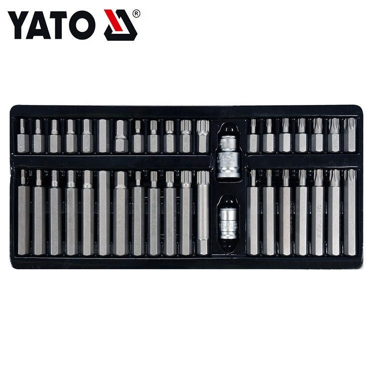 YATO Industrial Black 40 Pieces Screwdriver Bit Set YATO Industrial Black 40 Pieces Screwdriver Bit Set - Image 1