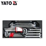 YATO PVC TRAY WITH 26PCS SPANNER & HEX KEY SET YT-55452