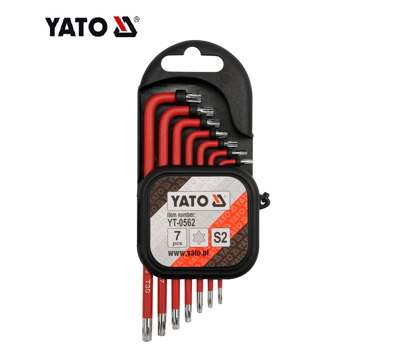 YATO WRENCH TORX KEY SET 7PCS YT-0562 YATO WRENCH TORX KEY SET 7PCS YT-0562 - Image 1