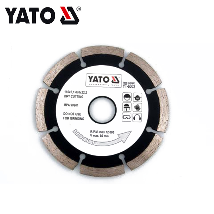YATO YT-6004 DIAMOND BLADE SEGMENTED - HS 180MM POWER TOOL ACCESSORIES YATO YT-6004 DIAMOND BLADE SEGMENTED - HS 180MM POWER TOOL ACCESSORIES - Image 1
