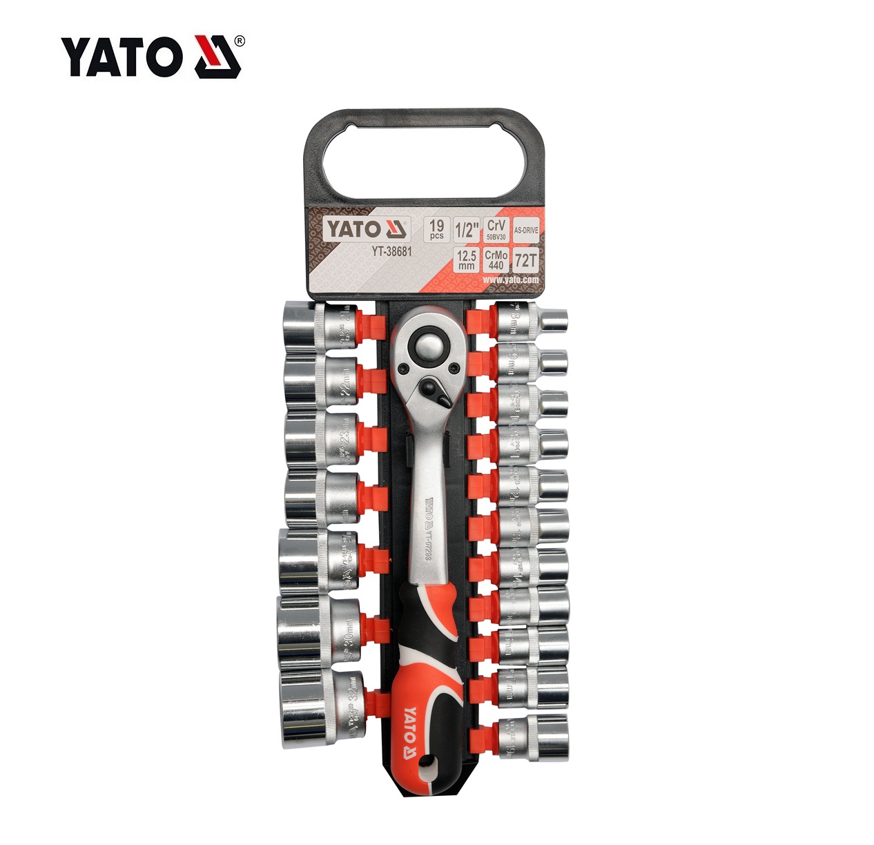 Yato Professional Hand Tools Socket Set Yato Professional Hand Tools Socket Set 1/2 - Image 1