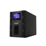 CTECHI 220 V LiFePO₄ UPS (1–3 kVA) – Tower & 2U Rack-Mount, Online Double-Conversion Battery Backup