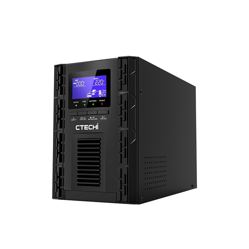 ctechi power supply unit CTECHI 220 V LiFePO₄ UPS (1–3 kVA) – Tower & 2U Rack-Mount, Online Double-Conversion Battery Backup - Image 1