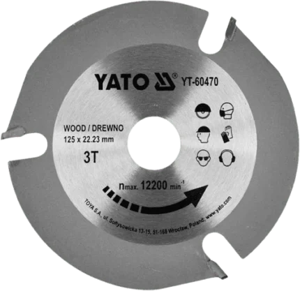 YATO BLADE FOR WOOD 125MM / 22 / 3T