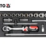 YATO SOCKET SET 25PCS 1/2"