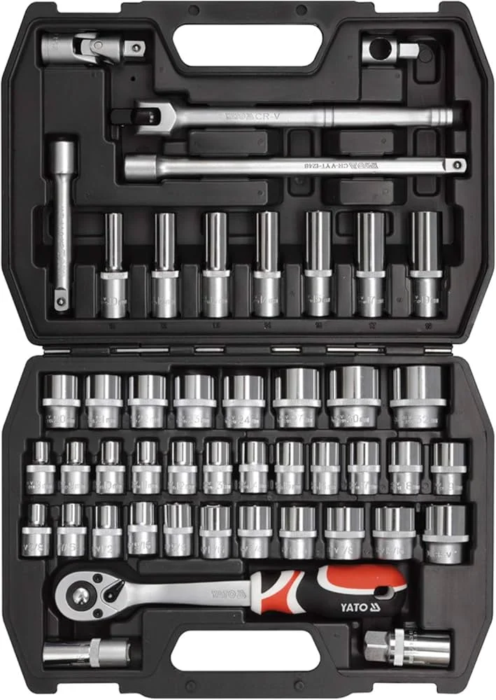 YATO SOCKET SET 46PCS YATO SOCKET SET 1/2" 46PCS - Image 1